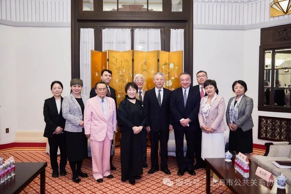 沙海林会长会见日本众议院议员、前文部科学大臣阿部俊子